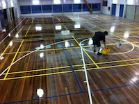 wood floor polishing